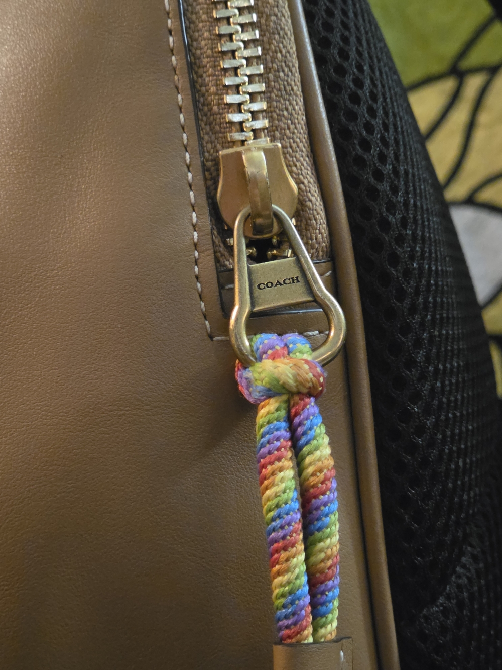 🌈Coach Multicolor Signature Canvas Backpack⭐️ - Picture 5 of 5